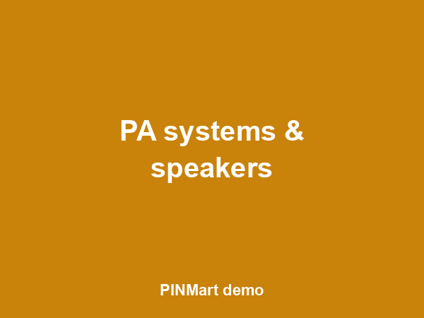 Powered PA speaker 15 inch
